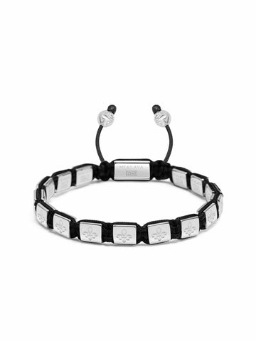 Nialaya Men's Flatbead Bracelet Men's Mini Flatbead Bracelet in Sterling Silver